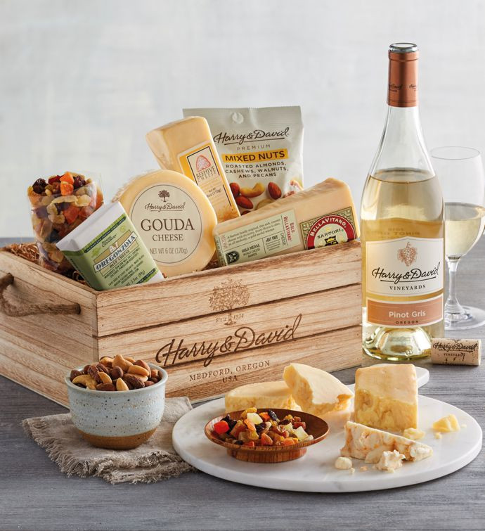 Wine And Cheese Gift Basket Ideas
 Gourmet Cheese Gift with Wine Wine Gifts