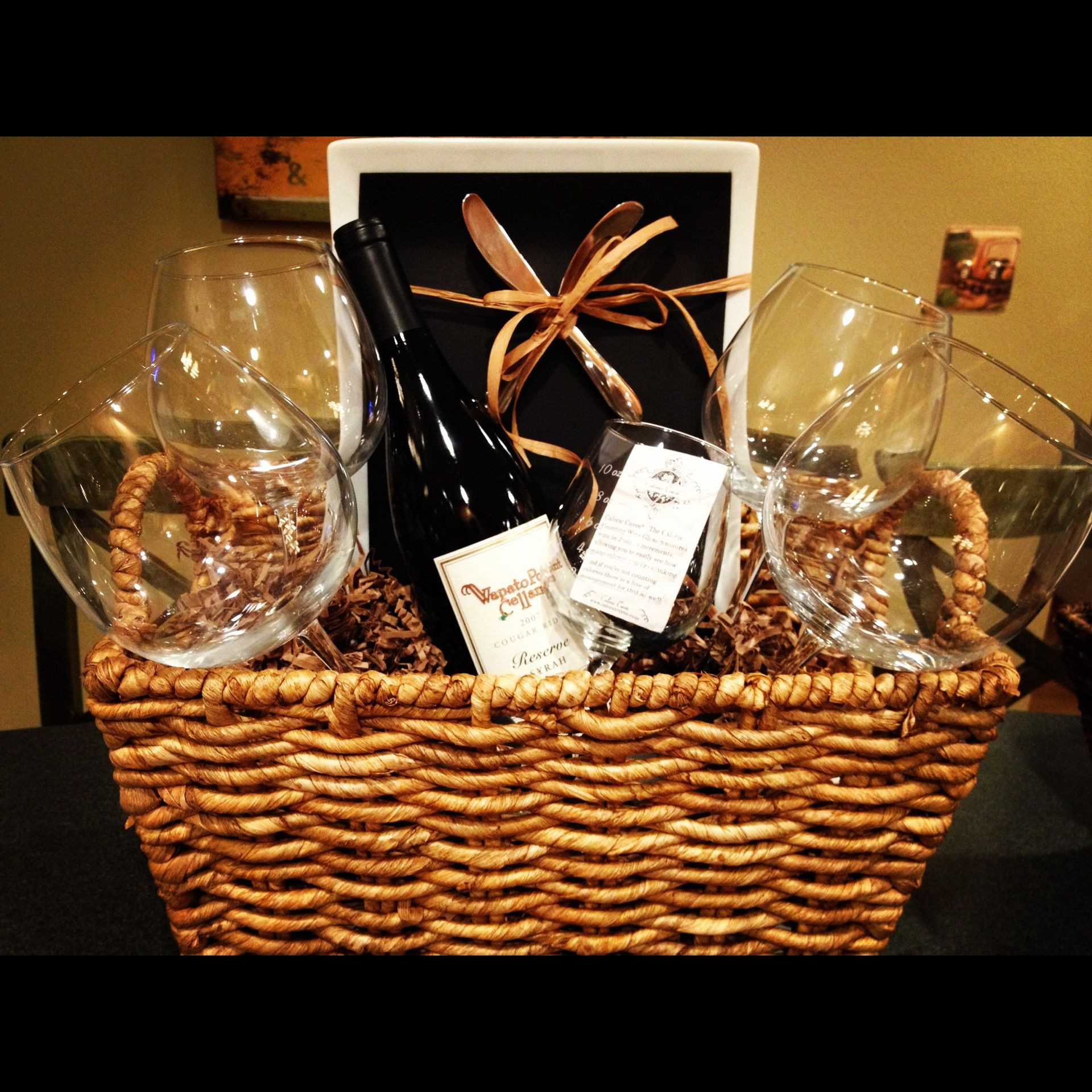 Wine And Cheese Gift Basket Ideas
 DIY wine t basket for shower throwers 1 or 2 bottles