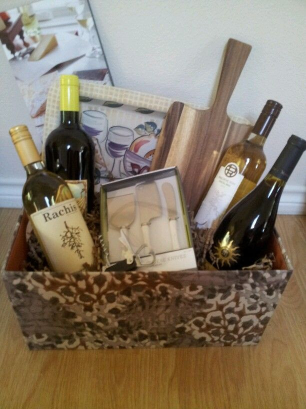 Wine And Cheese Gift Basket Ideas
 Wine & cheese basket