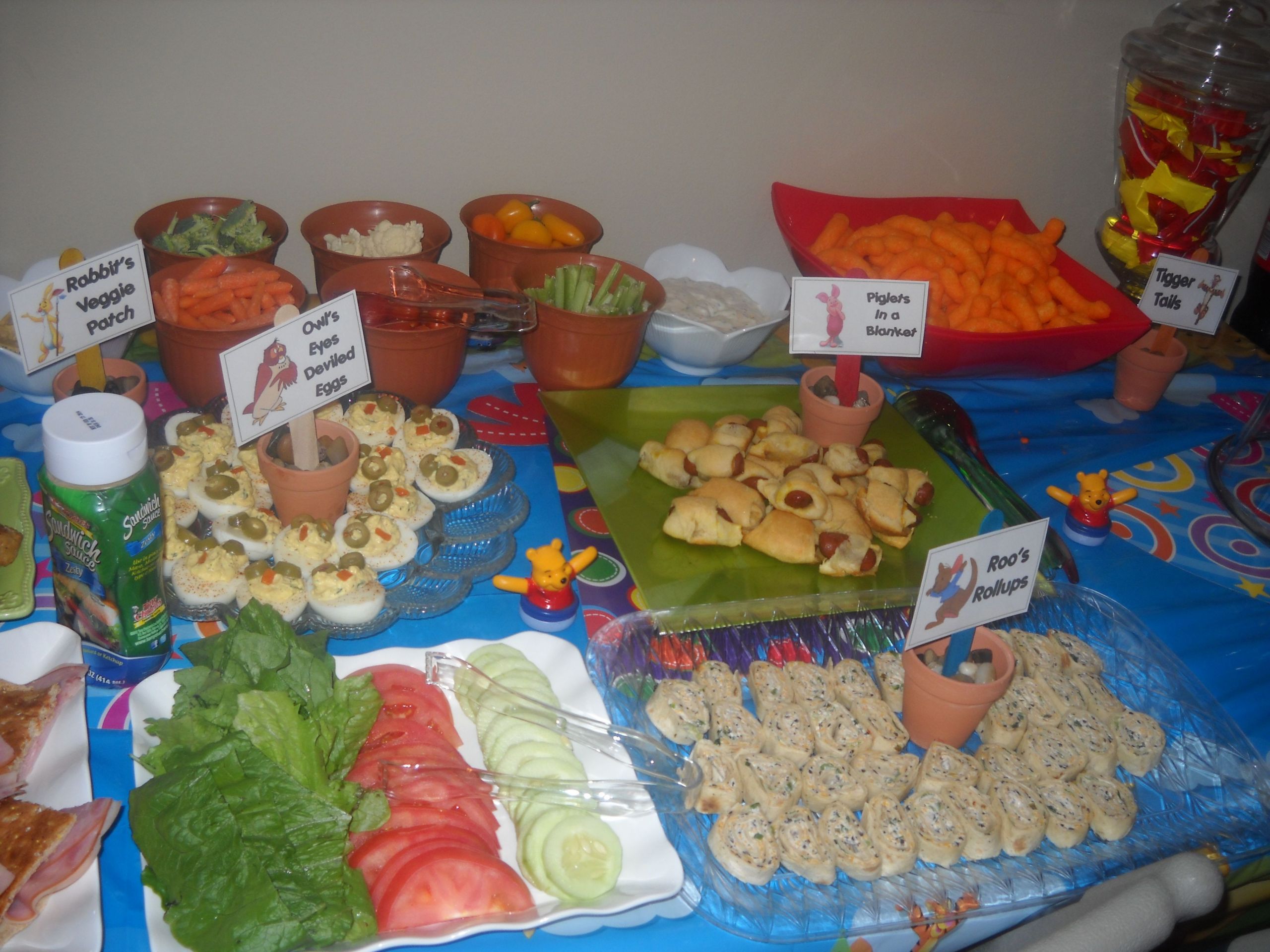Winnie The Pooh Party Food Ideas
 Winnie the Pooh party food Savory foods Tigger Tails