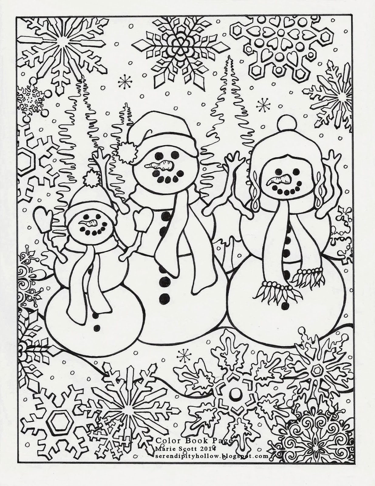 The top 23 Ideas About Winter Coloring Pages for Adults - Home, Family