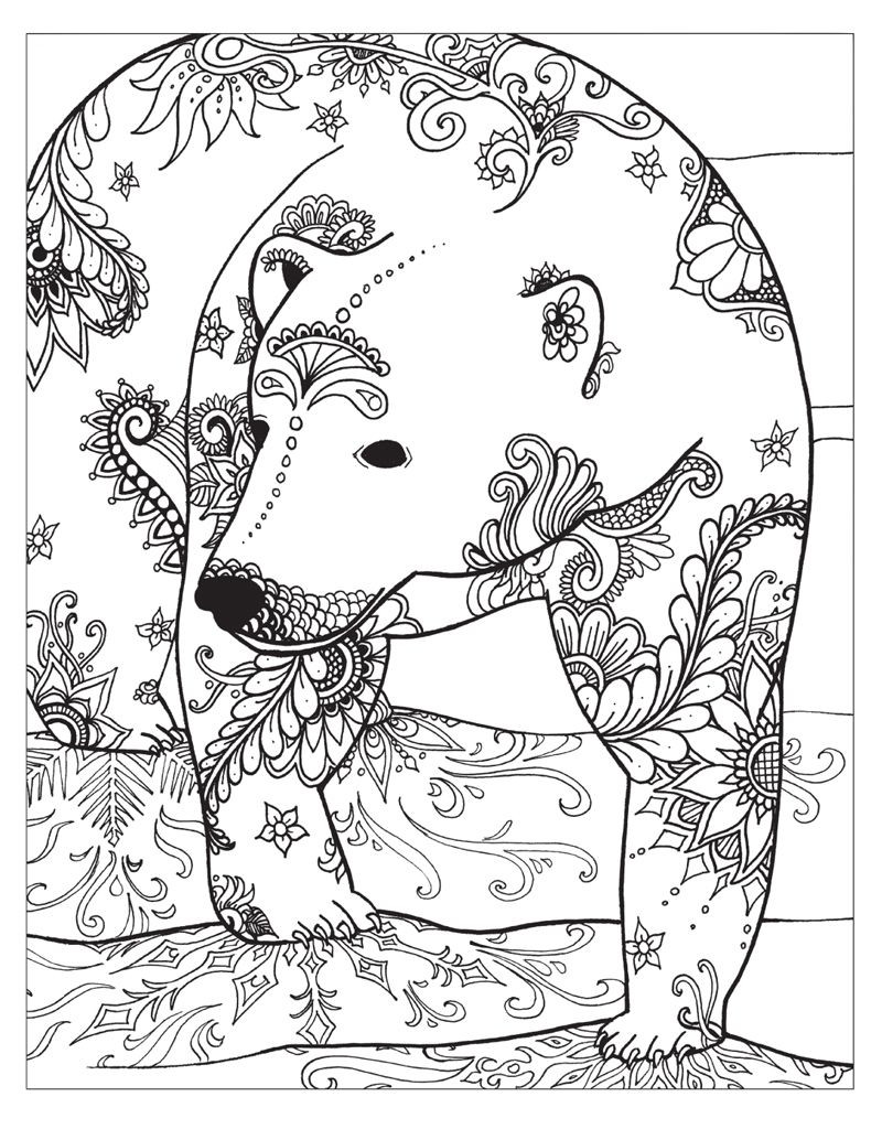 Winter Coloring Pages For Adults
 Zendoodle Coloring Winter Wonderland