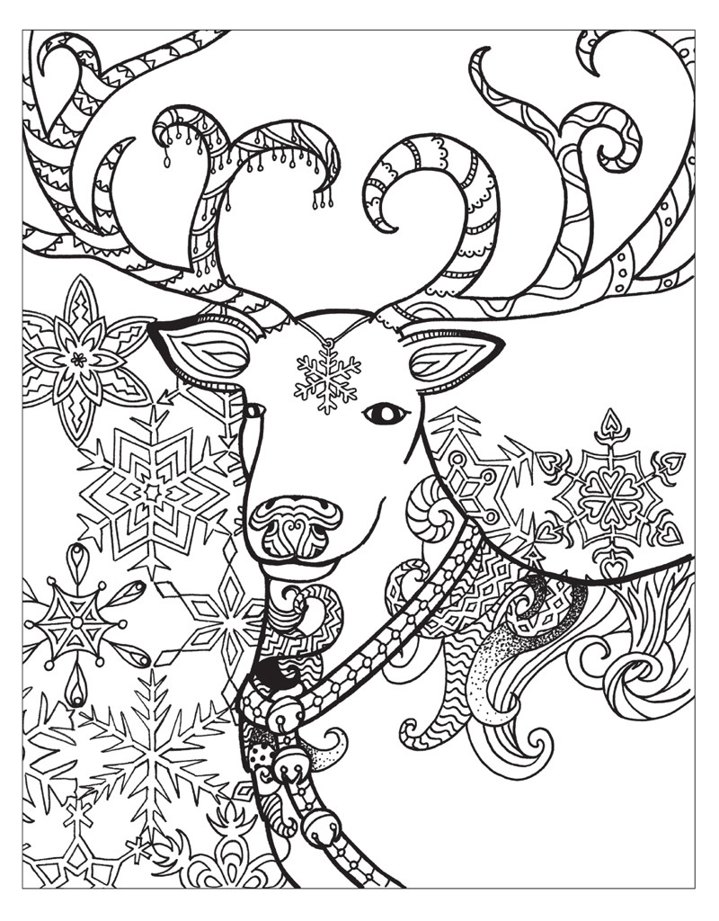 Winter Coloring Pages For Adults
 Zendoodle Coloring Winter Wonderland Jodi Best