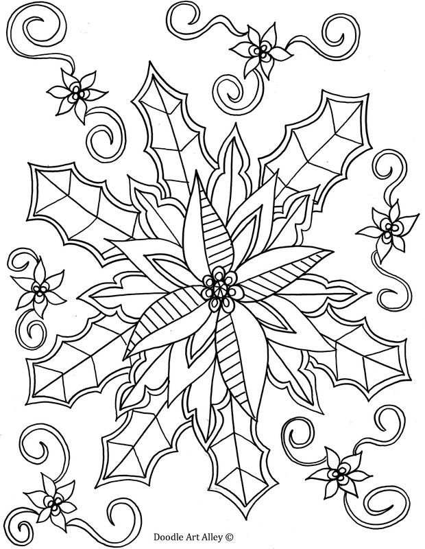 Winter Coloring Pages For Adults
 Winter Coloring pages Doodle Art Alley