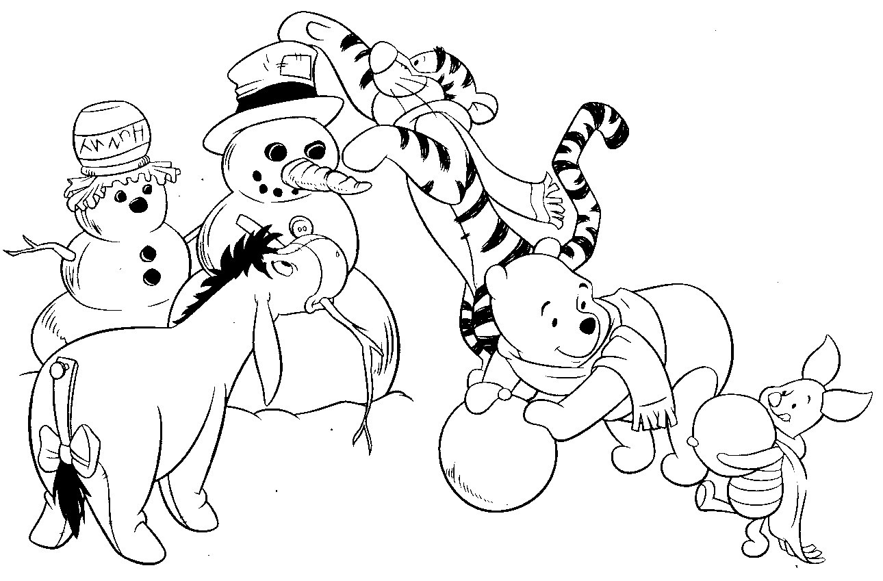 Winter Coloring Pages Free Printable
 Winter Season Coloring Pages