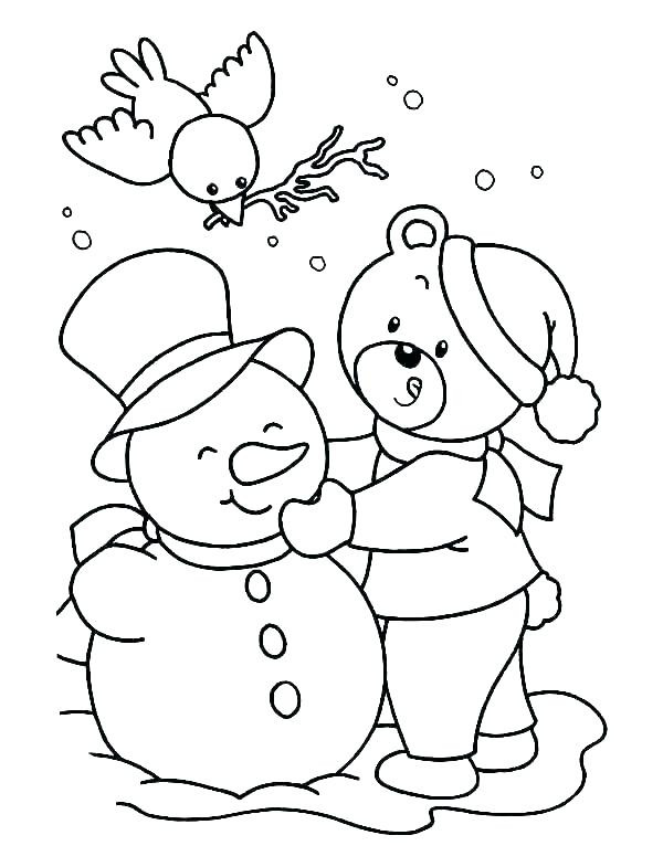 Winter Coloring Pages Free Printable
 Printable Winter Wonderland Coloring Pages at GetColorings