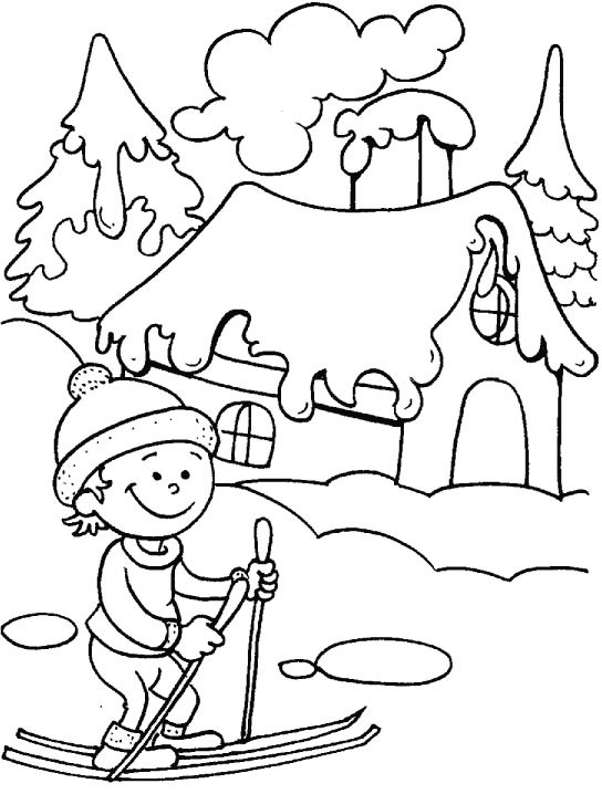 Winter Coloring Sheets For Kids
 Winter Coloring Pages