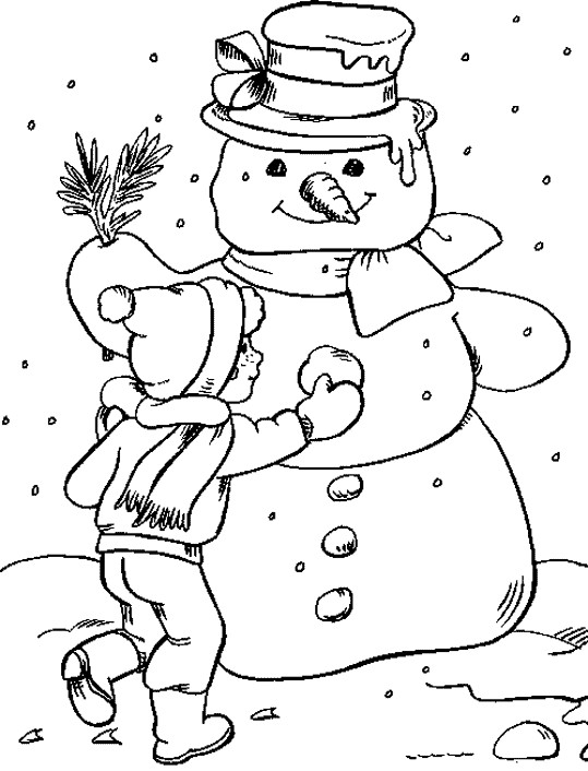 Winter Coloring Sheets For Kids
 Winter Coloring Pages For Kids Print and Color the