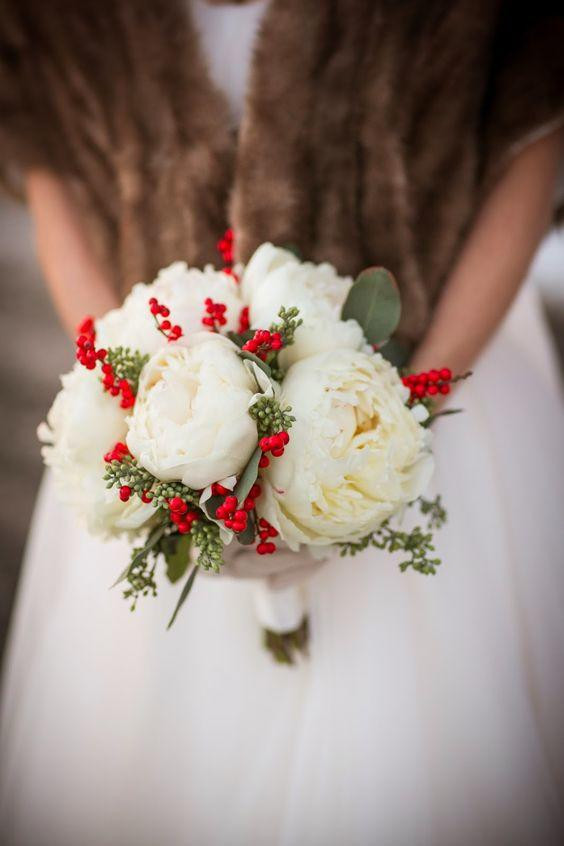 Winter Flowers Wedding
 Merry and Bright Christmas Wedding Bouquets Southern Living