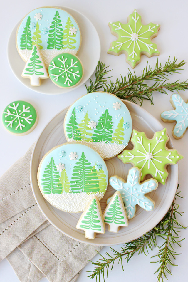 Winter Sugar Cookies
 Winter Wonderland Cookies Glorious Treats