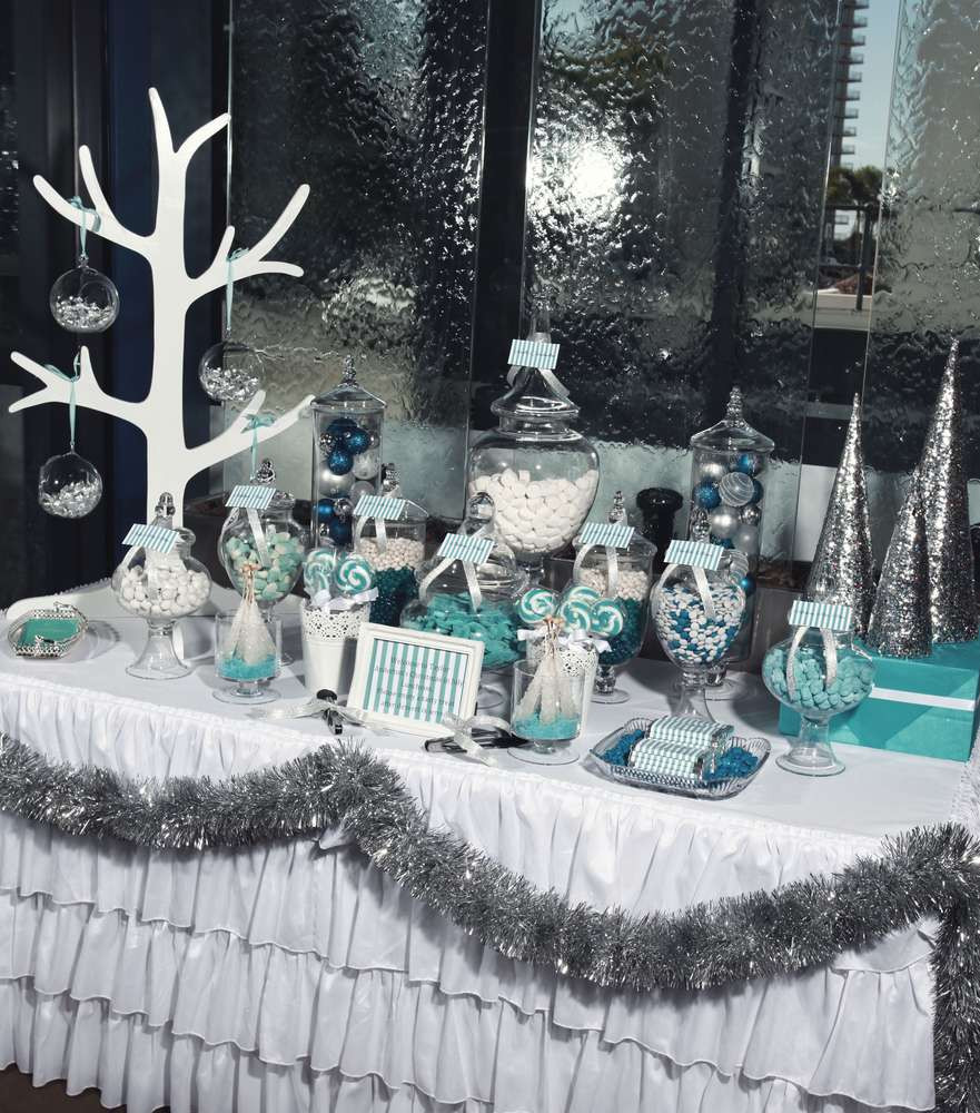 Winter Wonderland Christmas Party Theme Ideas
 Southern Blue Celebrations Winter Party Ideas