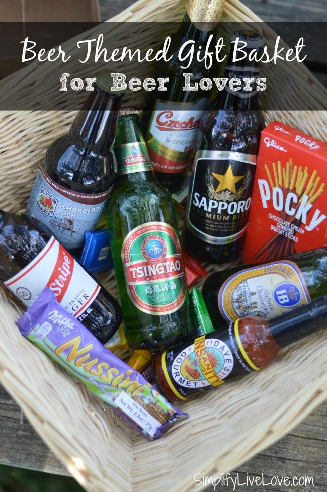 Wisdom Teeth Gift Basket Ideas
 Beer Themed Gift Basket for Beer Lovers