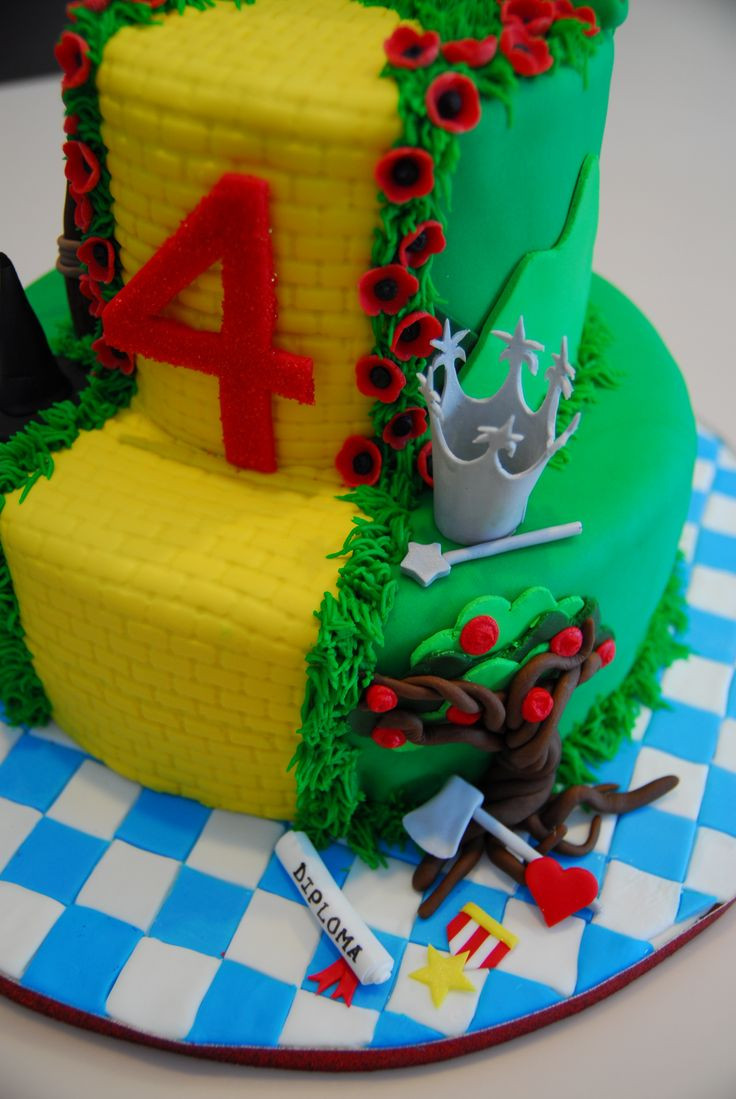 Wizard Of Oz Birthday Cake
 Top 25 ideas about Wizard of Oz Wicked Cakes on Pinterest