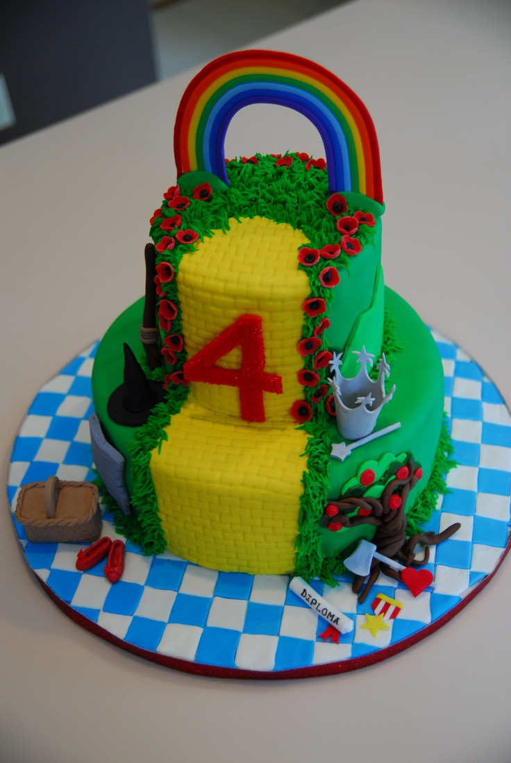 Wizard Of Oz Birthday Cake
 Beautiful Wizard of Oz cake