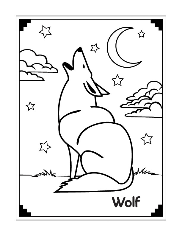 Wolf Coloring Pages For Kids
 Wolf Coloring Pages Free Printable Coloring