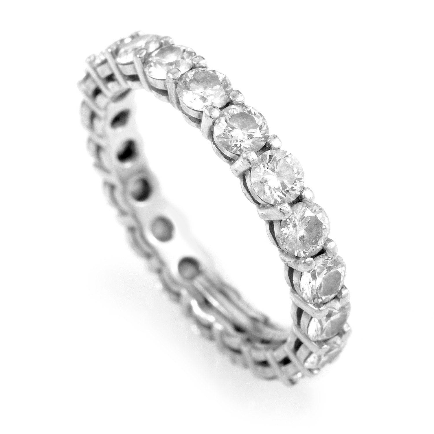 Women's Platinum Wedding Bands
 Tiffany & Co Women s Platinum Diamond Eternity Band Ring