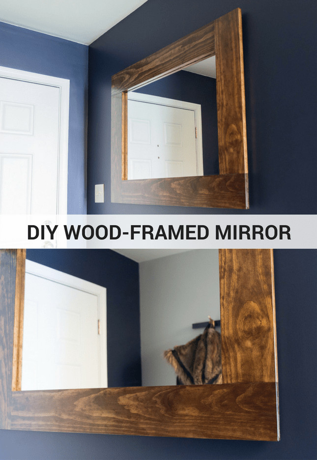Wood Framed Mirror DIY
 DIY Wood Framed Mirror Tutorial