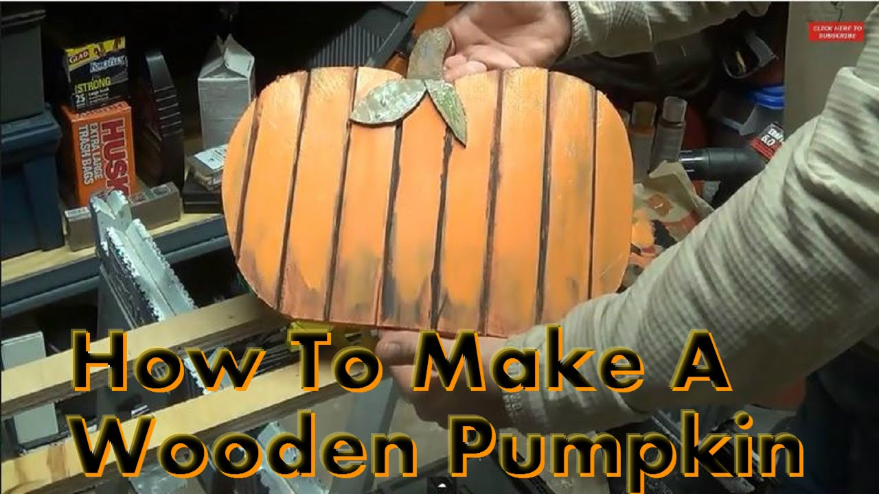 Wood Pumpkin Patterns
 How to Make a Wooden Pumpkin