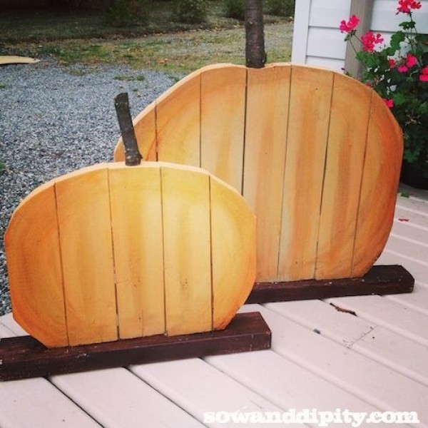 Wood Pumpkin Patterns
 How to make scrap wood pumpkins – Recycled Crafts
