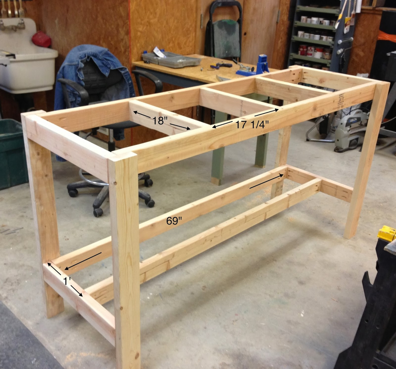 Wood Work Bench DIY
 Wilker Do s DIY Workbench