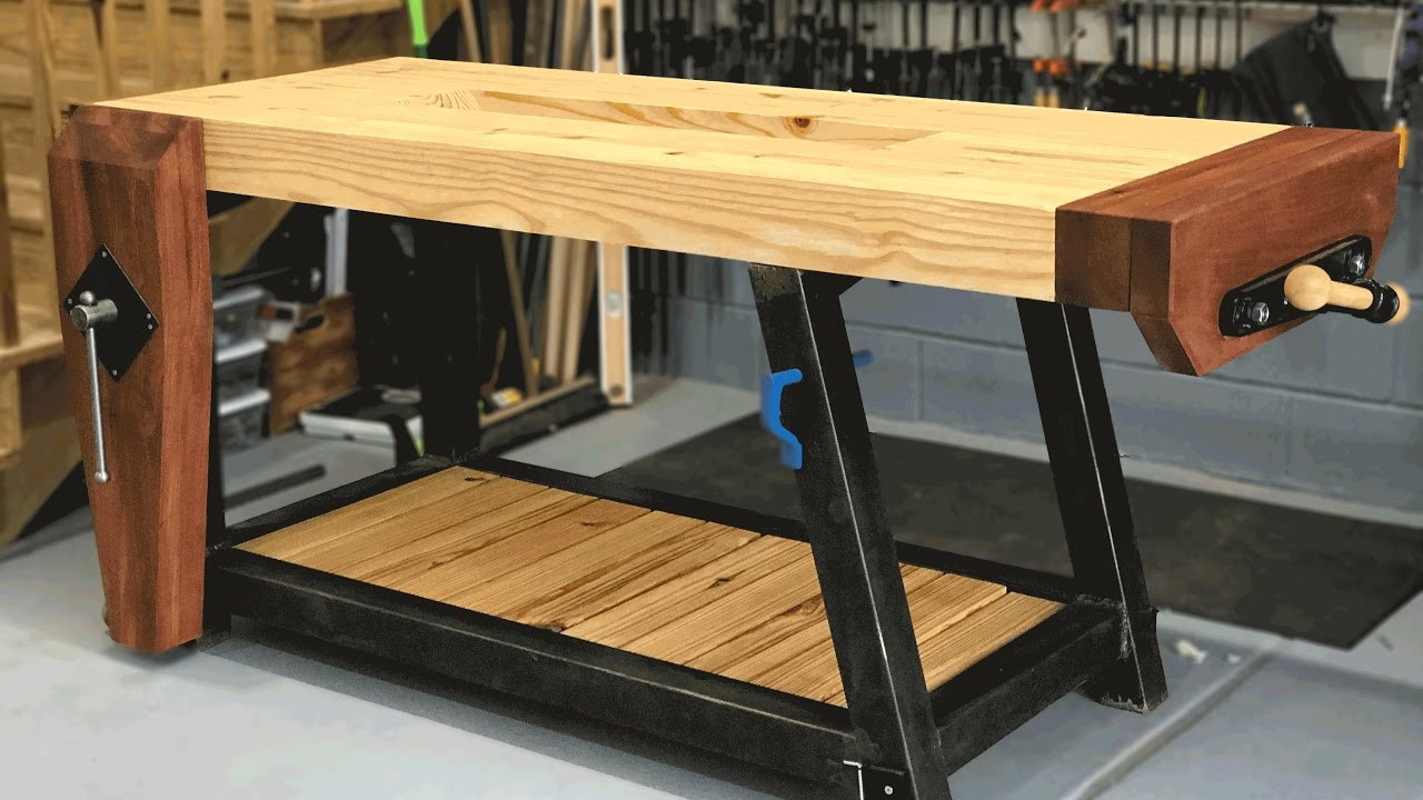 Wood Work Bench DIY
 Ultimate Woodworking Workbench Build