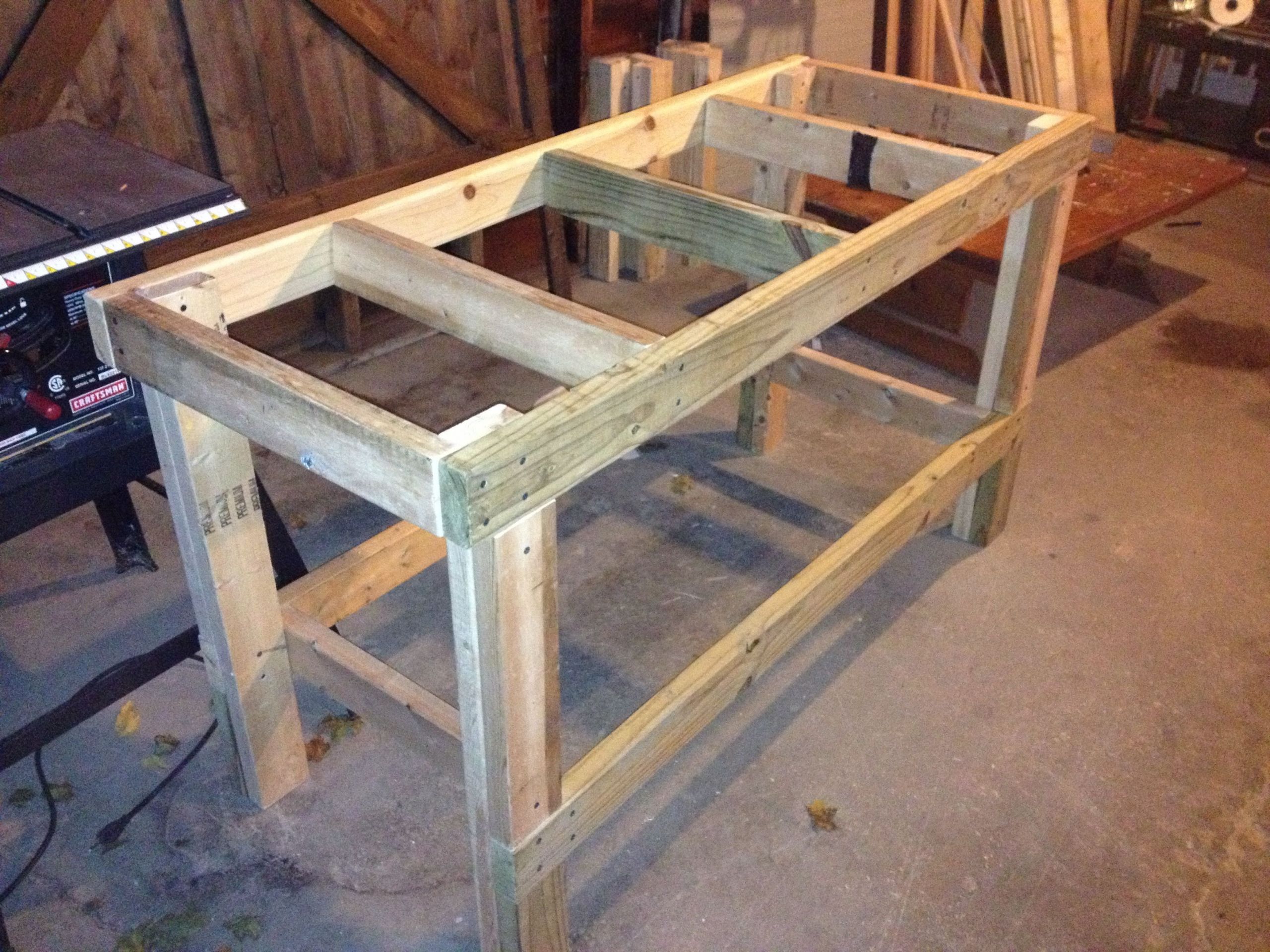 Wood Work Bench DIY
 Quick & Easy Workbench Workbench in 2019