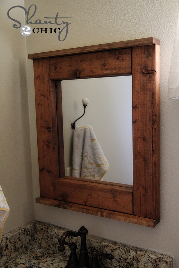 Wooden Picture Frame DIY
 DIY Wooden MIrror Shanty 2 Chic