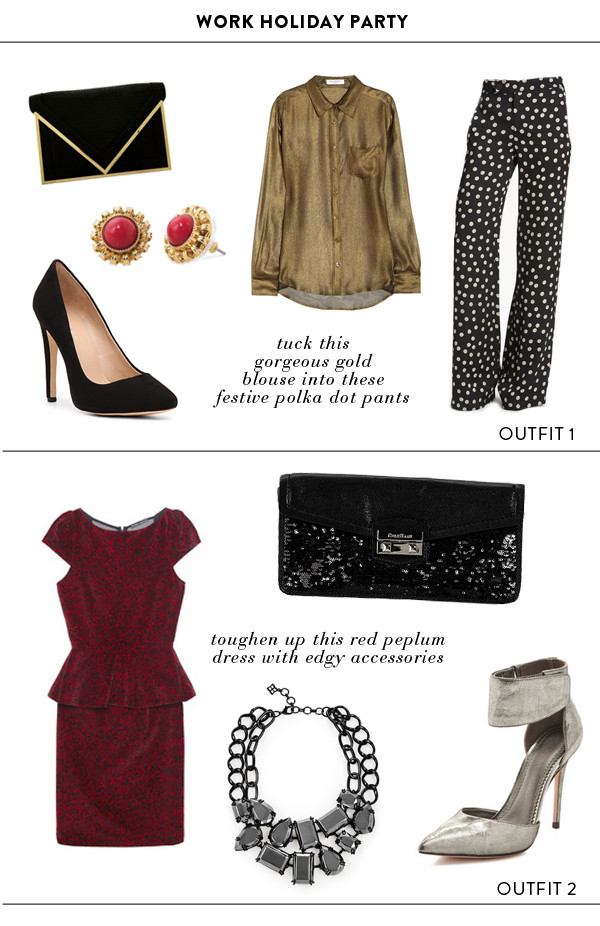 Work Christmas Party Outfit Ideas
 Dressing Dossier 6 Holiday Party Outfits