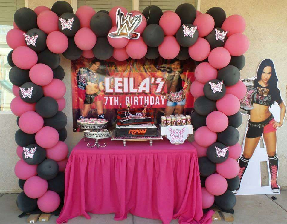 Wwe Birthday Decorations
 Leila s WWE Divas Birthday Showdown