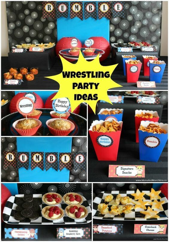 Wwe Birthday Decorations
 17 Wild WWE Birthday Party Ideas Spaceships and Laser Beams