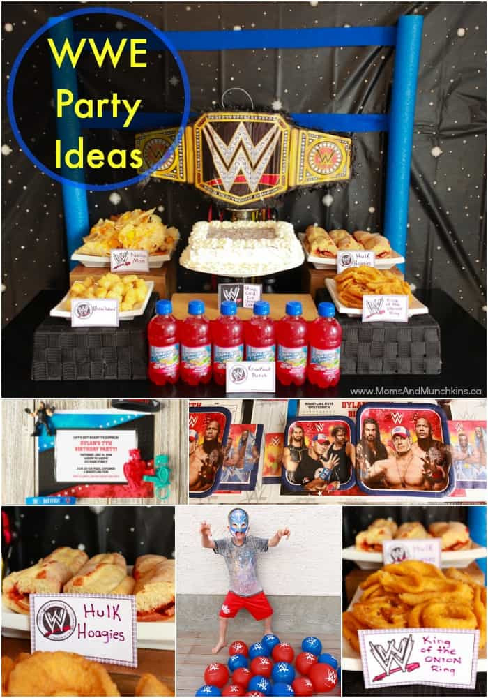 Wwe Birthday Party Food Ideas
 WWE Birthday Party Ideas for Kids Moms & Munchkins