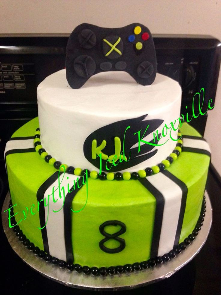 Xbox Birthday Cake
 32 best XBOX CAKE images on Pinterest