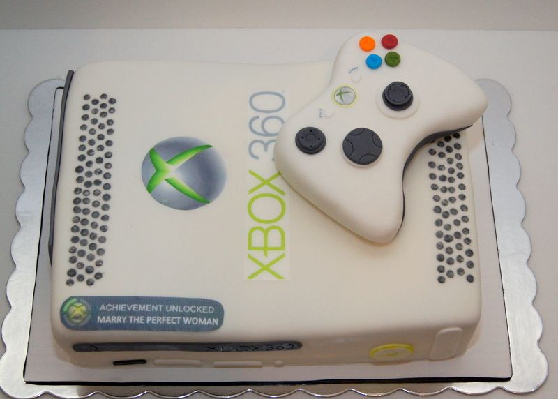 Xbox Birthday Cake
 XBOX 360 cake Fun XBOX 360 for a groom s cake