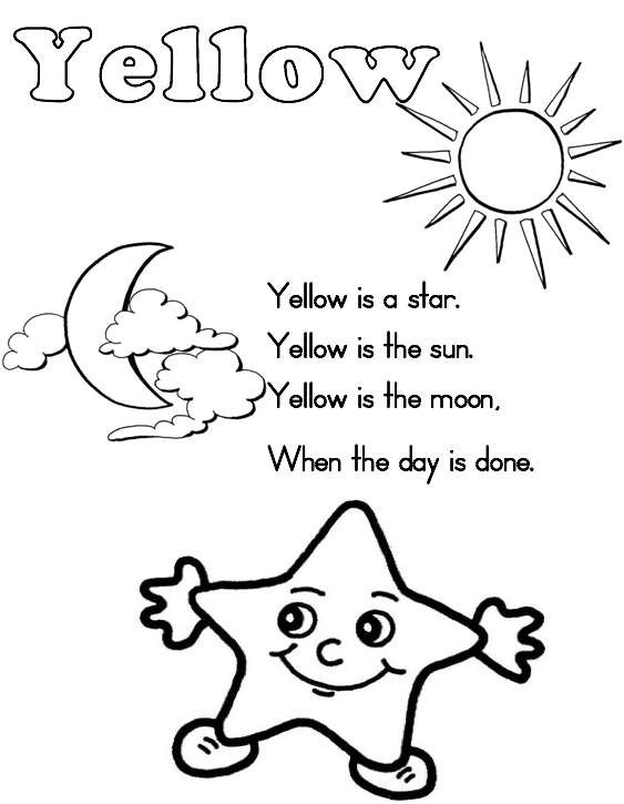 Yellow Coloring Pages For Toddlers
 Index of images colorwords