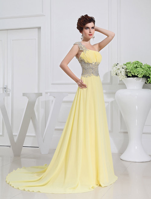 Yellow Dresses For Wedding
 Lemon yellow wedding dress by Lemonweddingdress on etsy