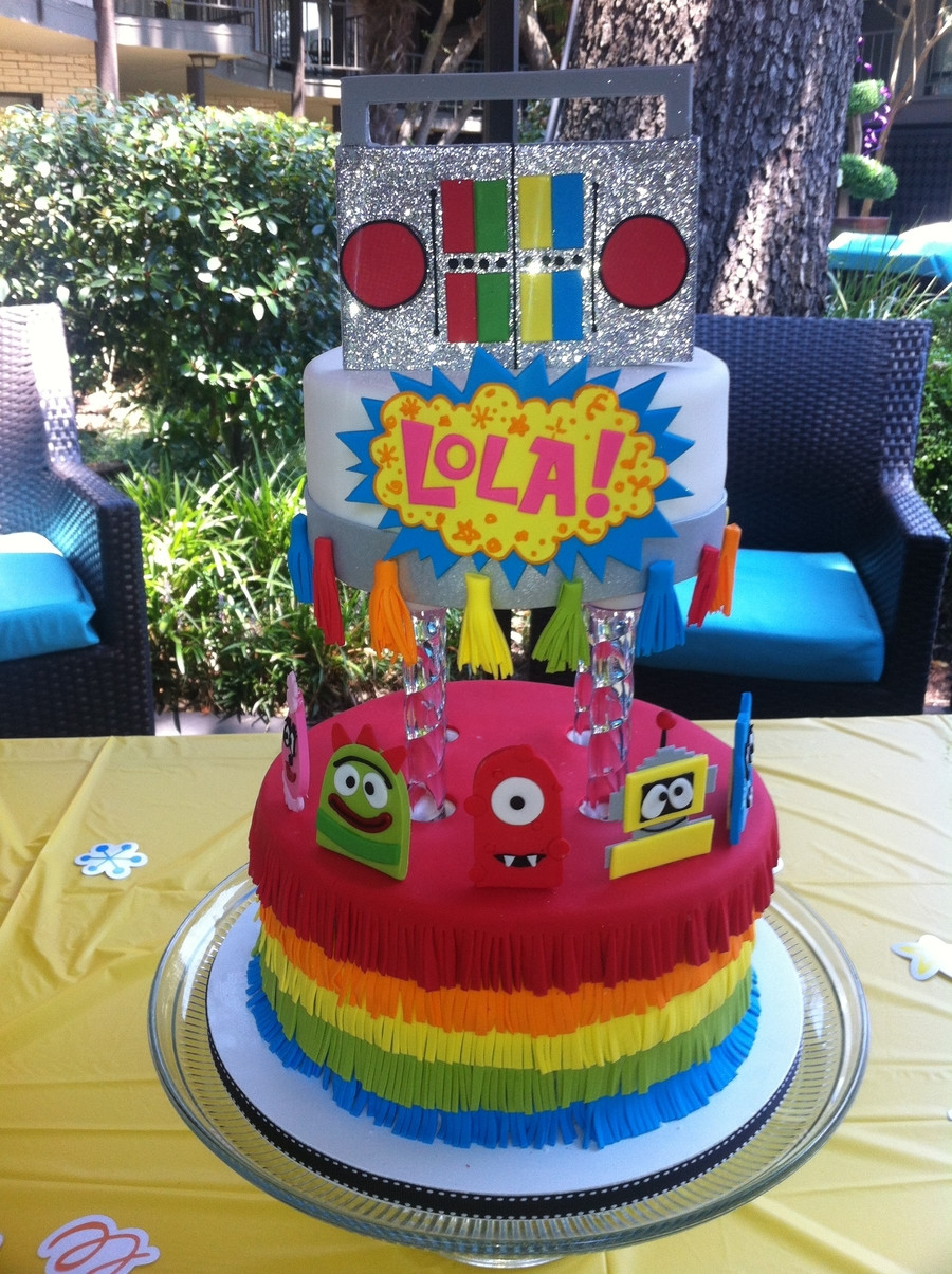 Yo Gabba Gabba Birthday Cakes
 Rainbow Yo Gabba Gabba Birthday Cake CakeCentral