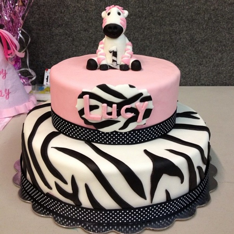 Zebra Birthday Cake
 Pink Zebra Birthday Cake CakeCentral