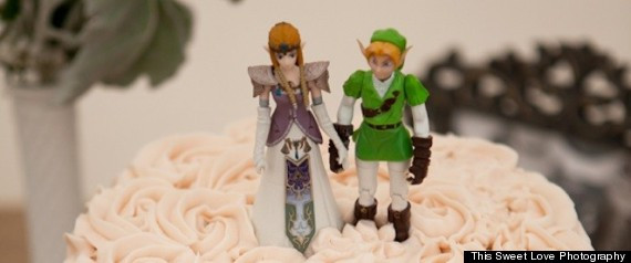 Zelda Themed Wedding
 Real Wedding Quirky DIY Nuptials Inspired By The Legend