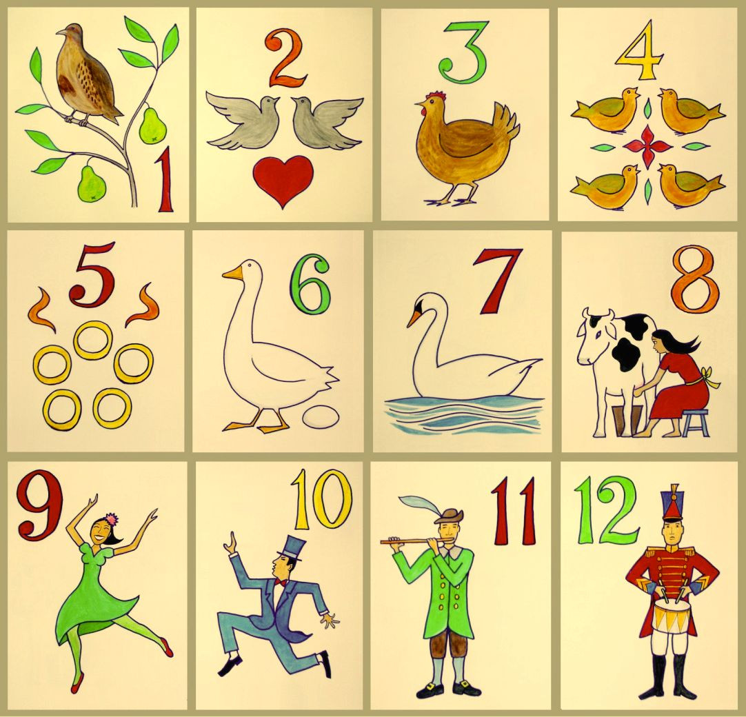12 Days Of Christmas Gifts
 The Twelve Days of Christmas song