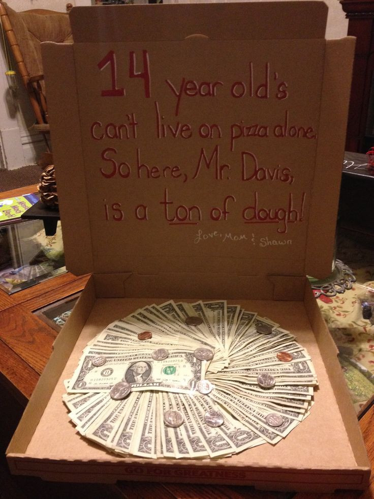 14 Year Old Birthday Party Ideas In The Winter
 14th birthday Pizza and Presents on Pinterest