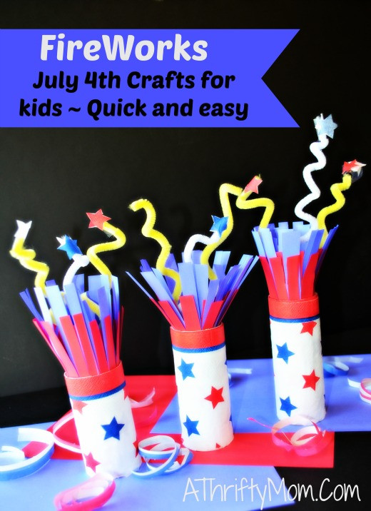 4th Of July Kids Crafts
 Patriotic DIY Vase Quick and Easy Paint Craft for Kids