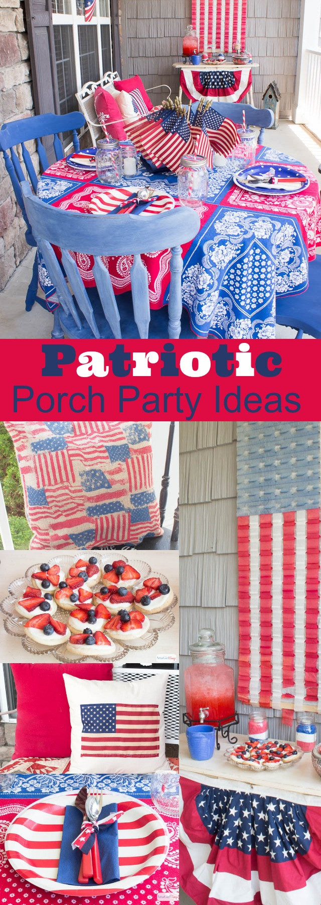 4th Of July Party Decorating Ideas
 DIY American Flag Pillow Atta Girl Says