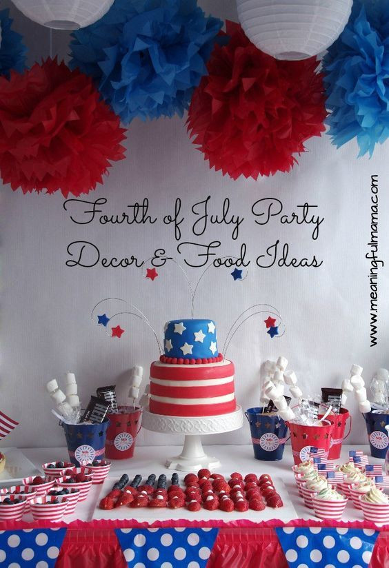 4th Of July Party Decorating Ideas
 Fourth of July Party Patriotic Activities