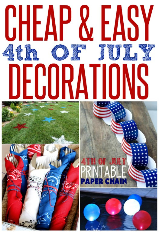 4th Of July Party Decorating Ideas
 Cheap and Easy Patriotic Party Decorations Infarrantly