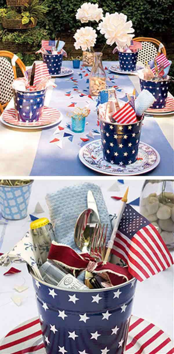 4th Of July Party Decorating Ideas
 45 Decorations Ideas Bringing The 4th of July Spirit Into