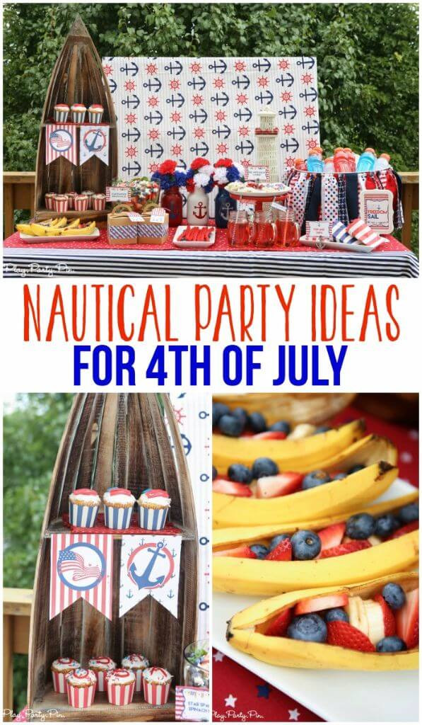 4th Of July Party
 Nautical 4th of July Party Ideas