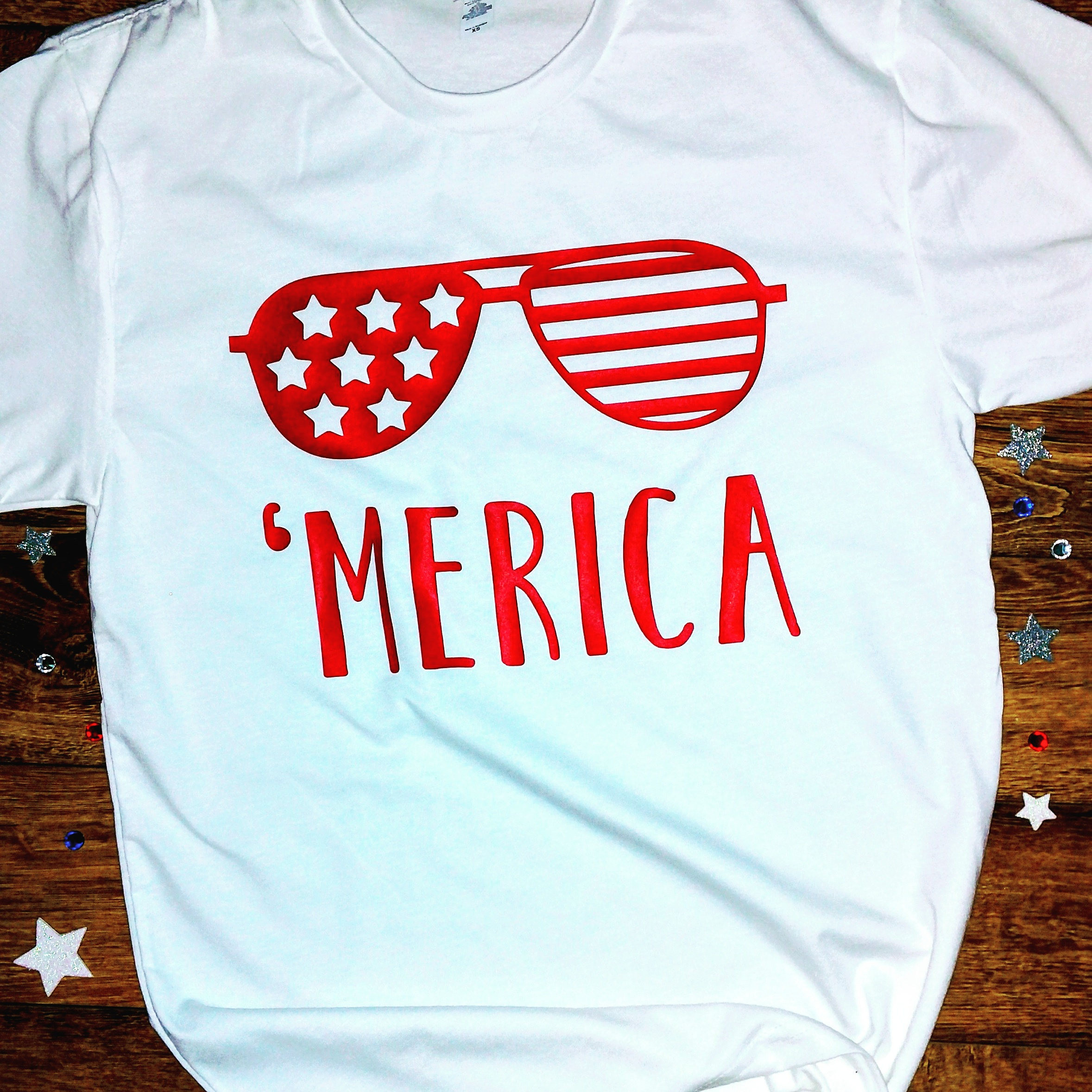4th Of July Shirt Ideas
 American Merica Tee super soft uni Merica aviators