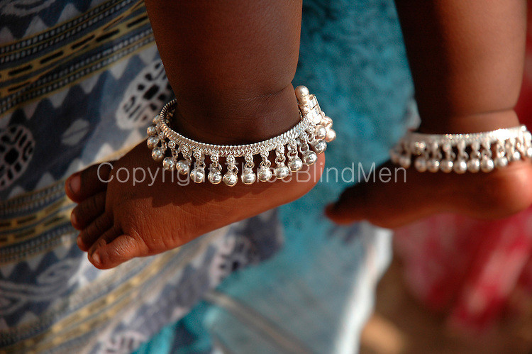 Anklet Photography
 India Silver anklet