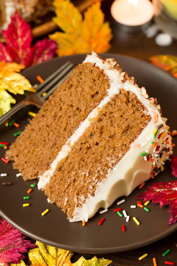 Autumn Cake Recipe
 Autumn Spice Cake with Cream Cheese Frosting Cooking Classy