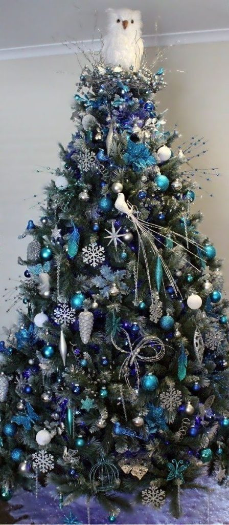 Blue Christmas Decor
 Mesmerizing Blue Christmas Tree Decorations Christmas